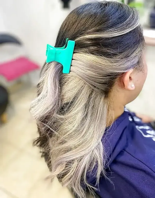 Bloque con reflejos cálidos — Kaba Peluquería
